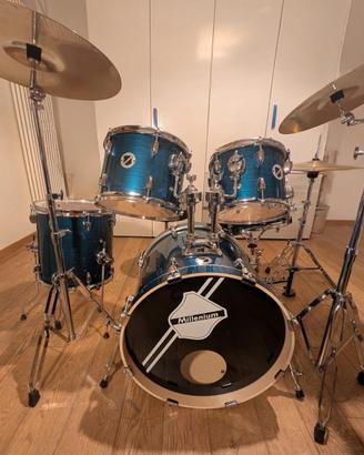 Batteria acustica MILLENIUM MX422 Standard Set Blù