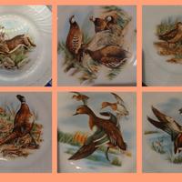 Servizio n.6 piatti piani selvaggina Richard Ginor