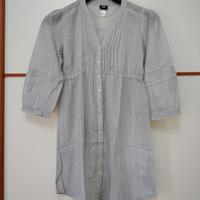 H&M vestito chemisier o camicia a righine T 42