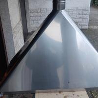 Cappa inox 100x50 per barbecue