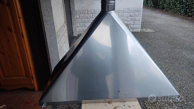 Cappa inox 100x50 per barbecue