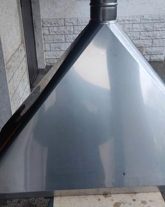 Cappa inox 100x50 per barbecue