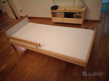 lettino con materasso Ikea