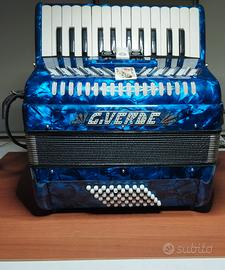 Fisarmonica G. Verde Studio 48 Blu Perla