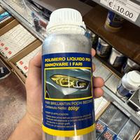 Polimero liquido per rinnovo fari auto