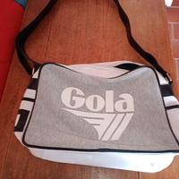 Borsa vintage Gola con il davanti in tessuto