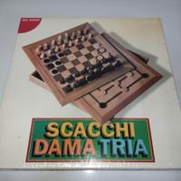 GIOCO SCACCHI/DAMA/TRIA della DAL NEGRO