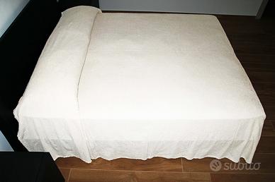 Copriletto di ciniglia matrimoniale VINTAGE estivo