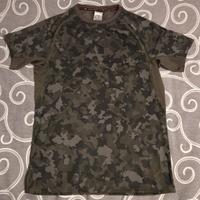 T-shirt Domyos (size S) verde militare camouflage