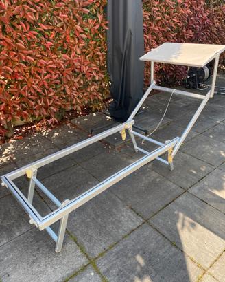 Telaio per lettino prendisole