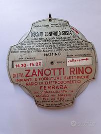 Disco orario anni 60