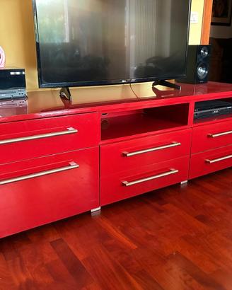 Mobile TV con cassetti 