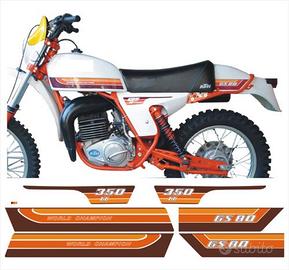 Adesivi KTM GS 80 125/250/350 1979 in Cristal