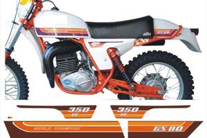Adesivi KTM GS 80 125/250/350 1979 in Cristal