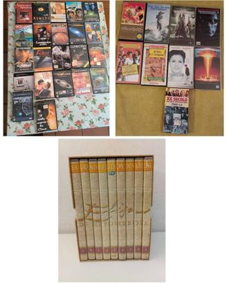 LOTTO di 9 VHS e 29 DVD - Valuto proposte