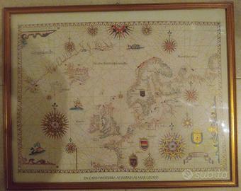 Mappa "da capo finisterra ai tartari al mar gelato