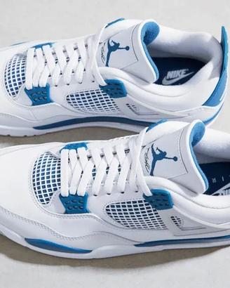 Nike Air Jordan 4 Retro Military Blue  (taglia 45)