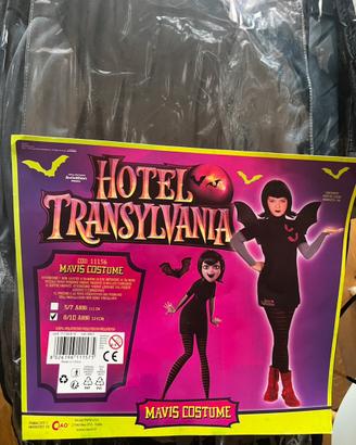 Vestito travestimento bambina pipistrella 8/10 y