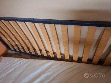 Materasso singolo +rete a doghe