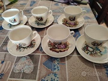 tazza da the "old bridge" porcellana inglese. 