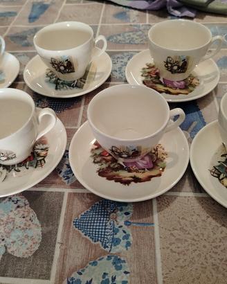 tazza da the "old bridge" porcellana inglese. 