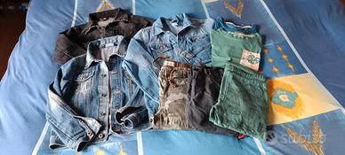 lotto abbigliamento leggero bambino 8anni 