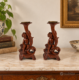 Coppia candelieri Alberto Lena N.230 anni '50