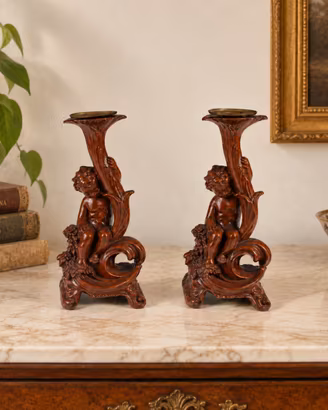 Coppia candelieri Alberto Lena N.230 anni '50
