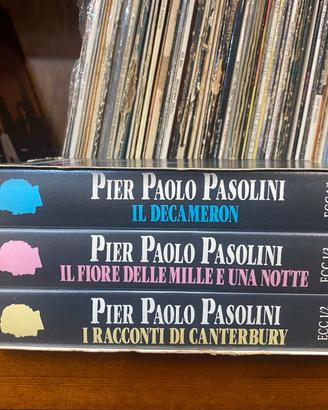 Pier Paolo Pasolini Il trittico della vita 3 vhs