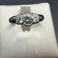 ANELLO TRILOGY DIAMANTI -ORO BIANC0 18KT