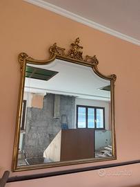Specchiera da parete in stile classico con cornice