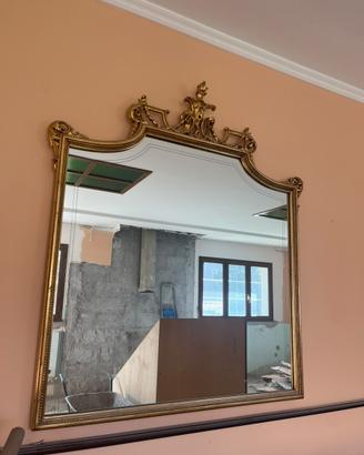 Specchiera da parete in stile classico con cornice