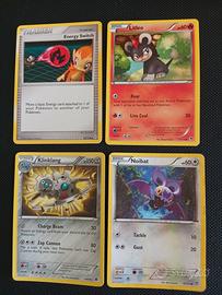 Lotto 4 carte Pokemon 