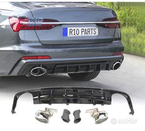 DIFFUSORE AUDI A6 C7 SEDAN AVANT 19-21 LOOK RS6 NE
