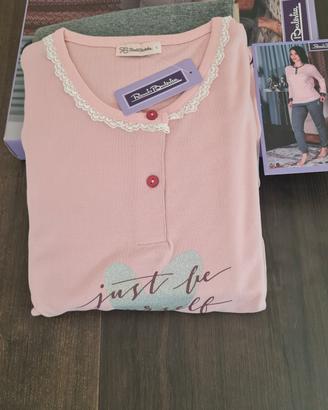 pigiama donna in caldo cotone TG L Balestra