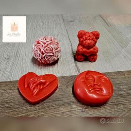 Candele artigianali in cera di oliva