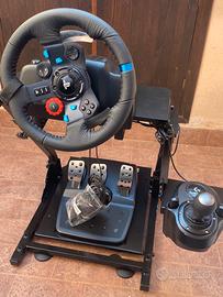 Volante, cambio e  supporto prof. per PlayStation