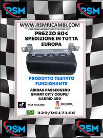 AIRBAG PASSEGERO SMARTI COUPE/CABRIO 450