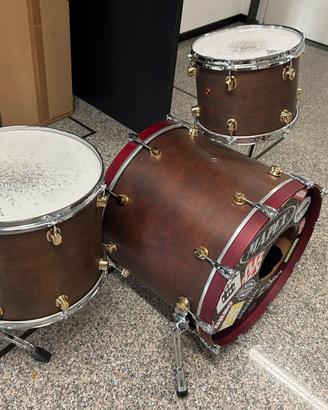 BATTERIA "MAPEX ORION" ANNI 90' ACERO AMERICANO