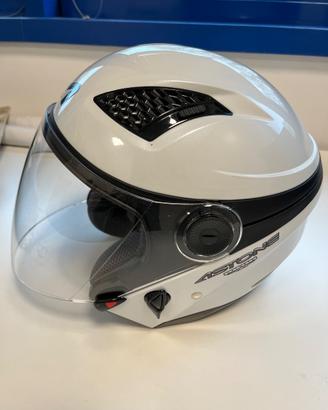 Casco moto modello Astone  DJ 10  bianco.