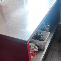 tavolo armadiato inox 150x90x90