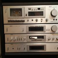 Impianto HIFI AKAI con Mobile anni 70


