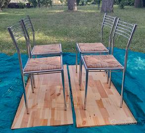 Sedie in stile Superleggera di Gio Ponti