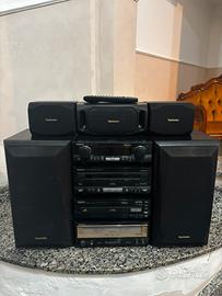 Impianto stereo hi-fi technics vintage anni 90