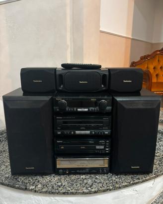 Impianto stereo hi-fi technics vintage anni 90