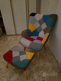 Poltrona patchwork