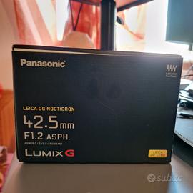 Lumix Leica Nocticron 42.5mm f 1.2 sistema M4/3