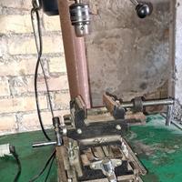 TRAPANO A COLONNA CON MORSA A CROCE