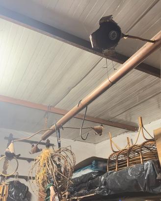 Lampadario in rame