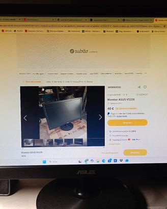 Monitor Asus Lcd Led 21.5 pollici